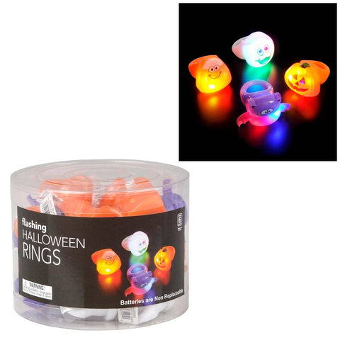 1.5" HALLOWEEN LIGHT-UP RINGS (24PC/UN) LLB Light-up Toys