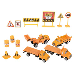 15PC DIECAST CONSTRUCTION VEHICLES PLAY SET LLB Car Toys