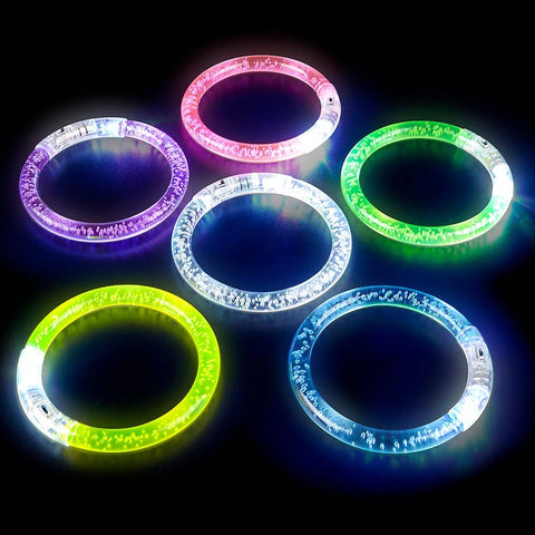 8.5" FLASHING BUBBLE BRACELET - LLB Toys