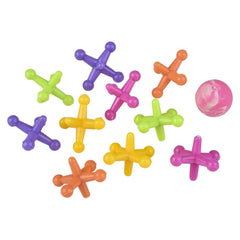 LARGE NEON JACKS SET 1.50" 12/13 LLB kids toys