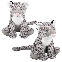 14" Snow Leopard Plush