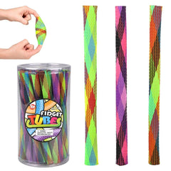 RAINBOW FIDGET TUBES 7" LLB Fidget Toys