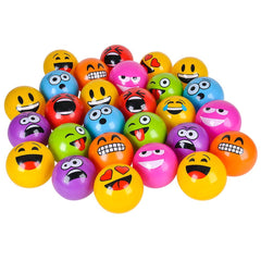 5" EMOTICON VINYL BALL (100/CS) LLB kids toys