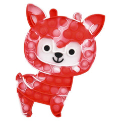 REINDEER JUMBO BUBBLE POPPER 9" LLB kids toys Christmas