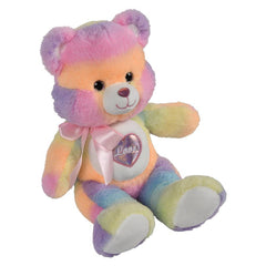 15" Cotton Candy Heart Bear - LLB Toys