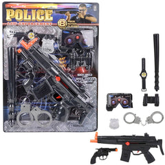 POLICE PLAY SET 8 PC LLB kids toys