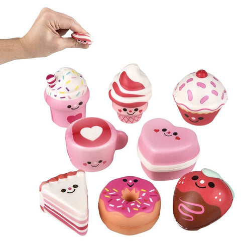2" Valentine Squishy Toy Assortment - LLB Toys