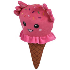 8" Ice Cream Cone Animals Plush - LLB Toys