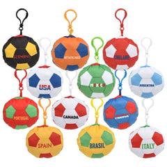 3" Country Soccer Backpack Clip - LLB Toys