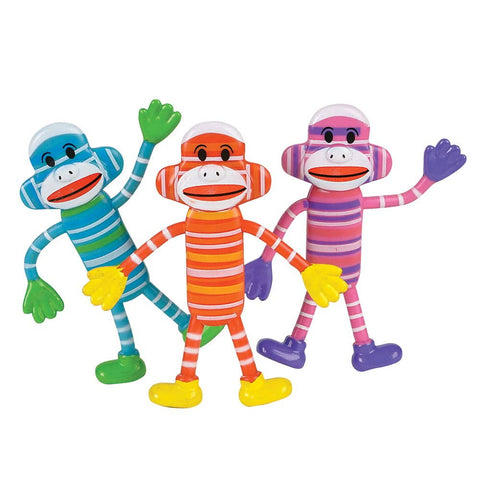 BENDABLE SOCK MONKEY LLB kids toys