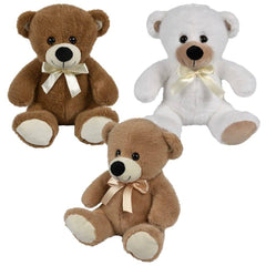 9" Sitting Mink Bear - LLB Toys