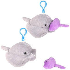 3.5" Mighty Quakes Stingray Backpack Clip - LLB Toys