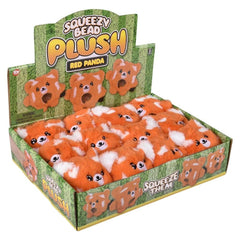 3" Red Panda Squeezy Bead Plush- LLB Toys