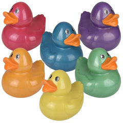 Big Metallic Rubber Duckies 6" - LLB Toys