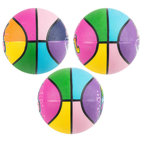 7" RAINBOW UNICORN BASKETBALL LLB kids toys