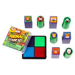 MINI ANIMAL STAMP SET 3X2" LLB kids toys