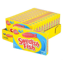 Swedish Fish Red Theater Box Candy 12ct/CASE - LLB Toys