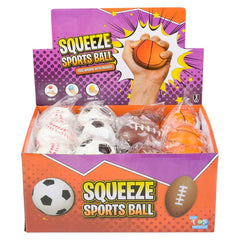 2.5" SPORTS STRESS BALL (24PC/UN) LLB kids toys