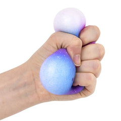 2.5" SQUISH AND STRETCH GALAXY GUMMI BALL LLB Squishy Toys