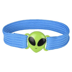 Alien Woven Bracelet 7.5" 24/unit - LLB Toys