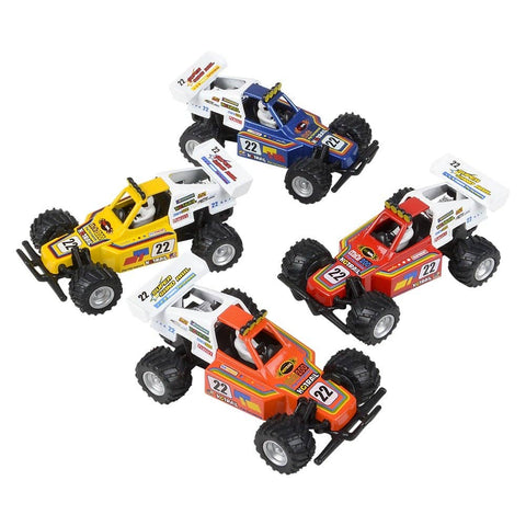 5" DIE-CAST PULL BACK TURBO BUGGY 12/DISPLAY LLB Car Toys