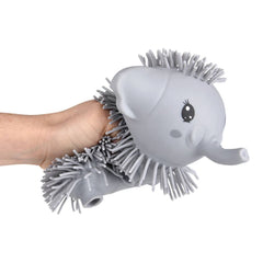 7" Shaggy Puffer Elephant - LLB Toys
