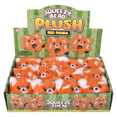 3" Red Panda Squeezy Bead Plush- LLB Toys