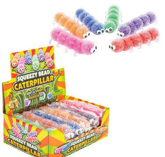 9" SQUEEZY BEAD CATERPILLAR LLB Squishy Toys