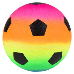 Neon Rainbow Sports Ball (2 Asst.) 8.5"  -  LLB Toys