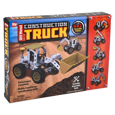 3.5" Metal Assembly 6 In 1 Construction Truck - LLB Toys