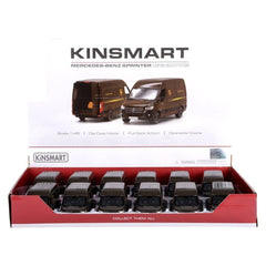 5" Diecast Pull Back UPS Delivery Van LLB Car Toys