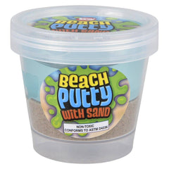 3" BEACH PUTTY 6PC DISPLAY LLB Slime & Putty