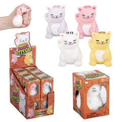 3" Squish And Stretch Cat LLB Squishy Toys
