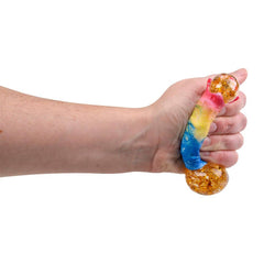 2.25" SQUEEZY BEAD RAINBOW DINOSAUR EGG LLB Squishy Toys