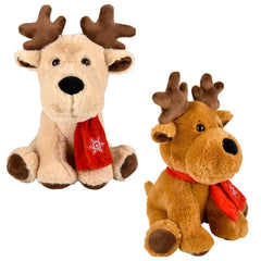 10" Festive Reindeer Plush - LLB Toys
