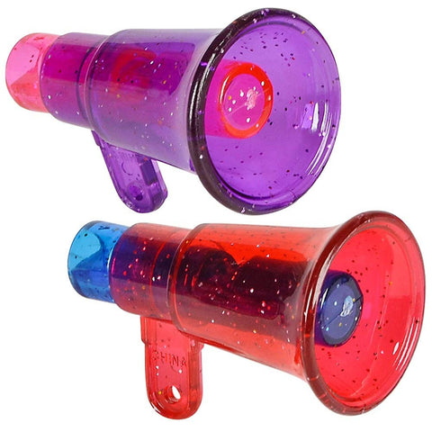 Glitter Megaphone Whistle - LLB Toys