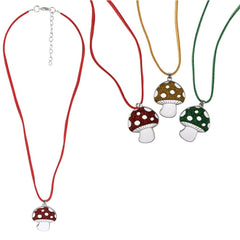 16" Mushroom Glitter Necklace - LLB Toys