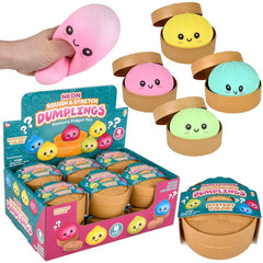 3" Squish Stretch Surprise Neon Dumpling - LLB Toys
