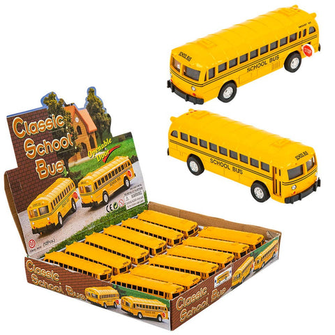 5" School Bus Die-Cast   - LLB Toys