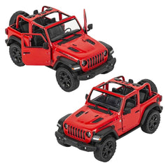 5" DIE-CAST 2018 JEEP WRANGLER OPEN TOP LLB Car Toys