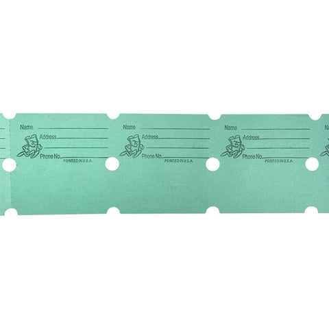 DOUBLE ROLL TICKET GREEN -2000/ROLL LLB kids toys