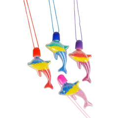 DOLPHIN SAND ART NECKLACE LLB kids toys