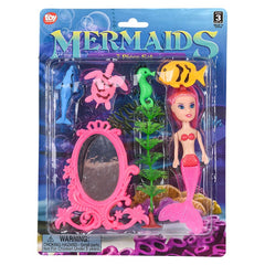 6" MERMAID SET 7PC LLB kids toys