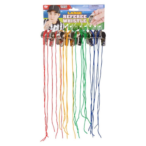 REFEREE WHISTLE 2" LLB kids toys