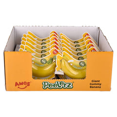 Peelerz Giant Banana Gummy Candy 12ct - LLB Toys