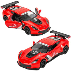 5" DIE-CAST 2016 CORVETTE C7.R RACE CAR LLB Car Toys