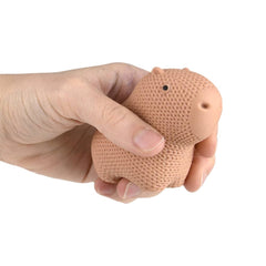 Marshmallow Crochet Capybara 3.5" - LLB Toys