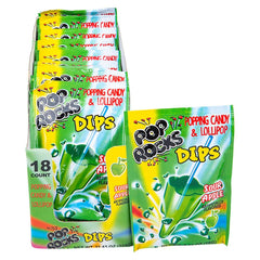 POP ROCKS DIPS SOUR APPLE  - LLB Candy