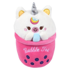 7″ Bubble Tea Animal Cup LLB Plush Toys