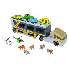 CAR TRANSPORTER WITH ANIMALS LLB kids toys